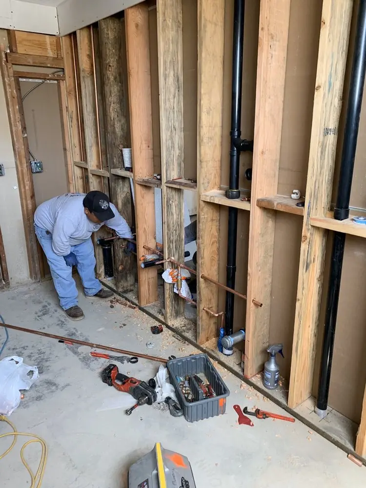 Commercial rough-in plumbing for Gas Line Repair in Monaca
